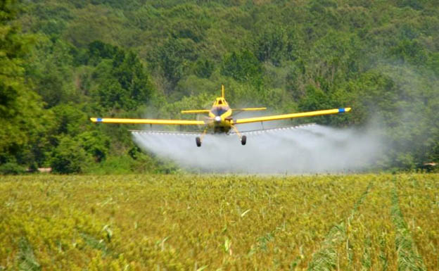 Aerial Applicator of Pesticides
